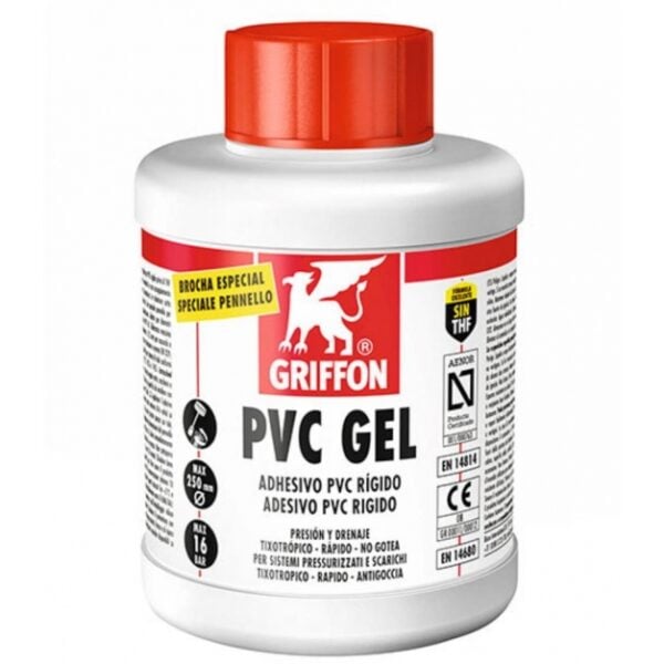 Cola PVC GRIFFON Gel 250ml (c/pincel)