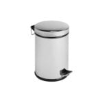 Balde de lixo c/tampa e pedal inox (5L)