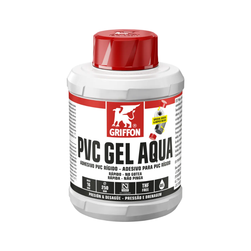 03631 Cola PVC GRIFFON Gel 250ml (c/pincel) - Image 1