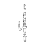 Válvula de Descarga para Autoclismo Interior OLI DIAMANTE - CS04000037106 - Image 2