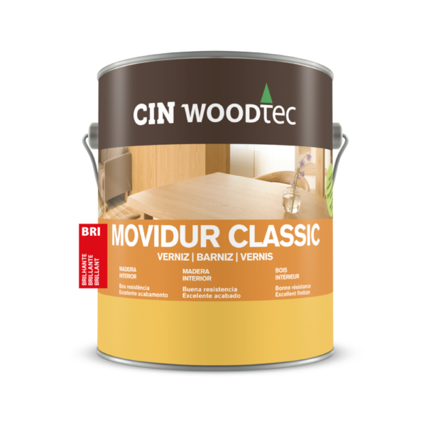 Verniz MOVIDUR CLASSIC Brilhante Incolor CIN 4L