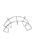 Suporte de mangueira Aço inox (pendurador)