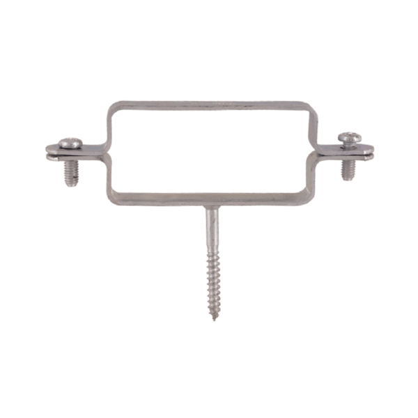 Abraçadeiras de Espigão Retangular 80x40 Aço Inox