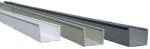 Caleira PVC Quadrada Dupla Parede TUBASA (4 metros) cinza claro