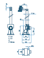 Pé acoplamento rápido, Tipo A, p/a electrobombas - Image 2