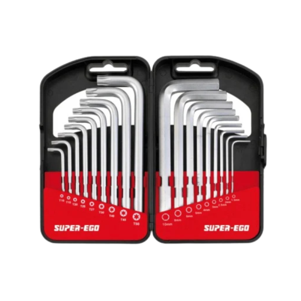 Conjunto Chaves SUPER-EGO TORX+ALLEN (9+9)