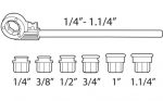 Tarraxa SUPER-EGO manual (jogo 1/2-11/4")-240600 - Image 2