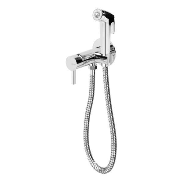 Misturadora de encastrar para bidé WC. Chuveiro em ABS - Bruma EloR 107 860 1CR