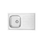 Lava Louça INOX Pousar N/P 80x50 (1C1E-sem valvula)