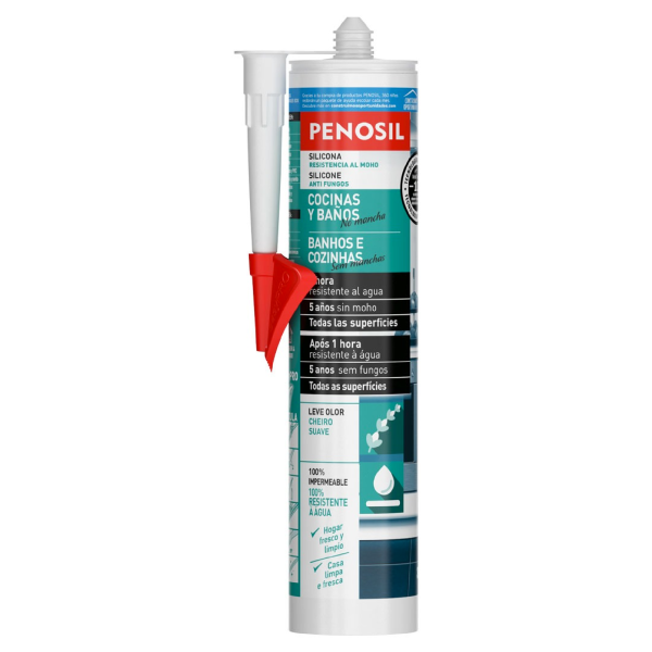 Silicone Banhos e Cozinhas PENOSIL Branco 300ml