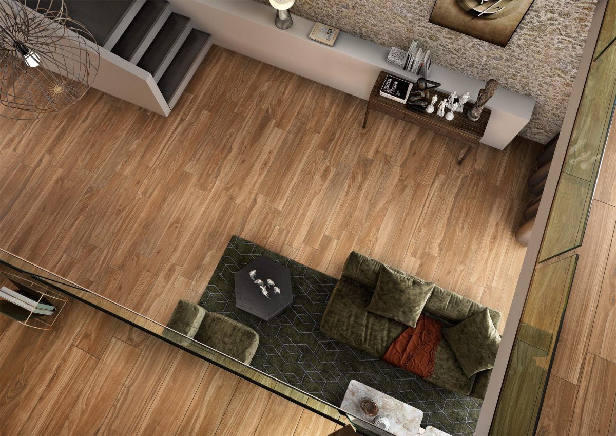 Pavimento Cerâmico 120x20R RECER Heritage Dark Brown (1ª)