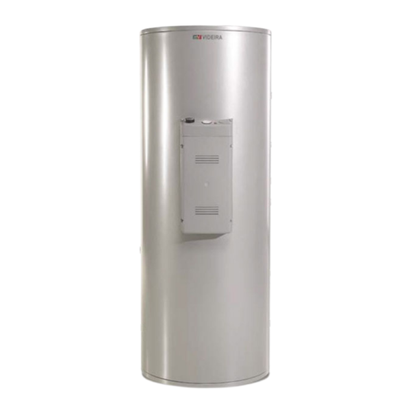 Acumulador VIDEIRA SOLAR 300L inox DUPLEX LDX 2101 V.S.(duas serpentinas)