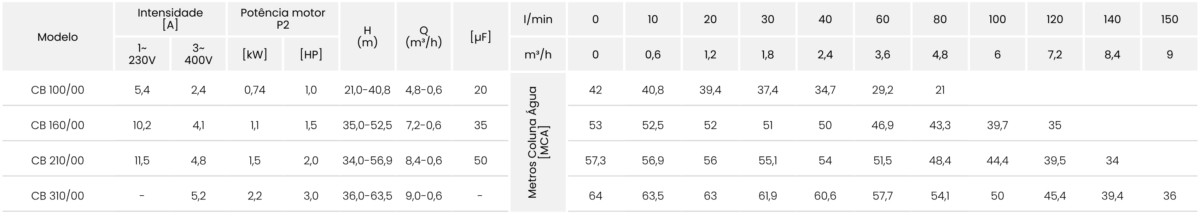 Bomba de Superfície PENTAX CB160/00 (Monofásica) - Image 2
