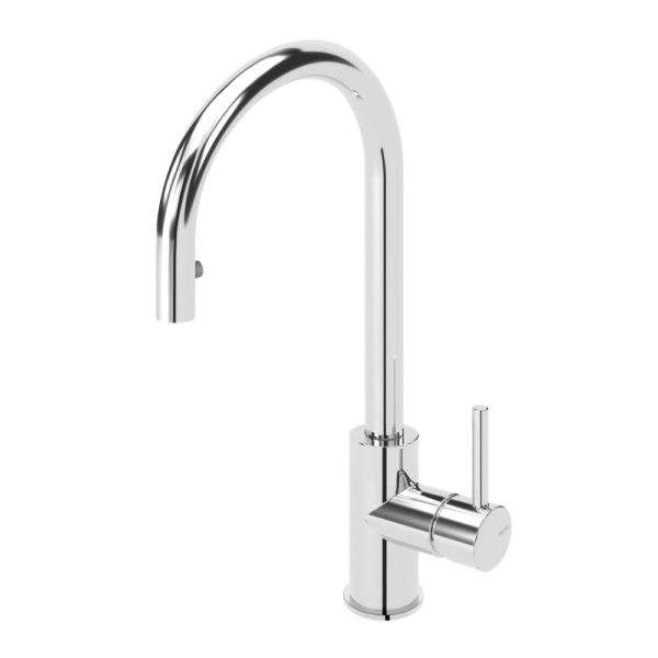 Monocomando de lava loiça, bica giratória, perlator extraível - Bruma Ginger 107 054 2CR