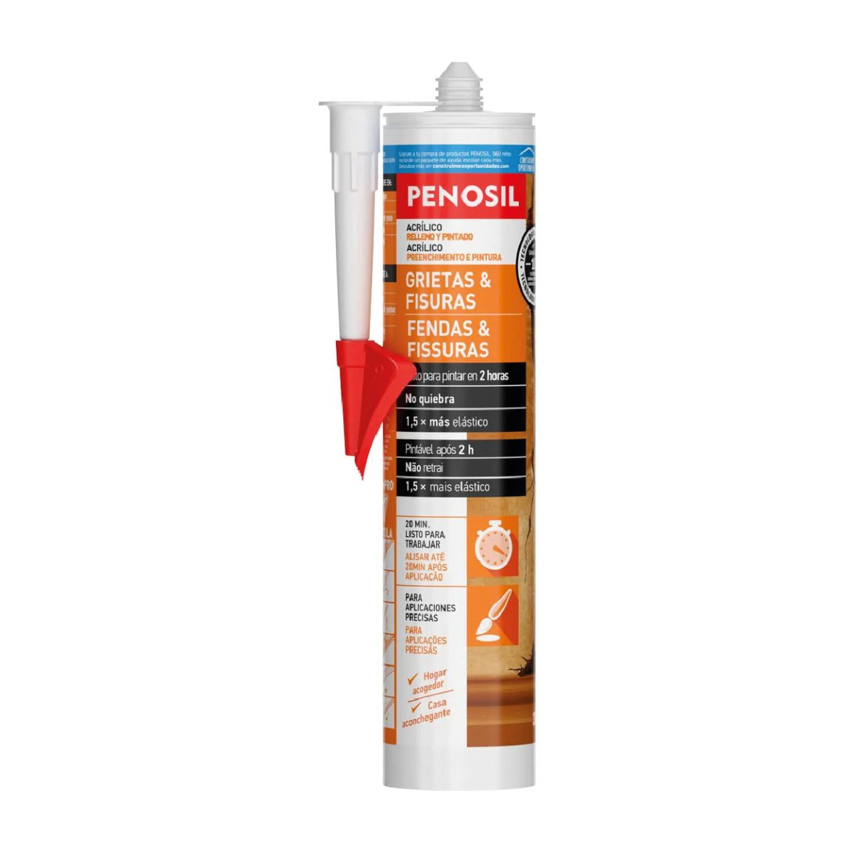 Selante acrílico PENOSIL 300ml branco - Image 1
