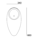 Urinol VALADARES EGG 34x31x66 (REF. 39530002K) - Image 2