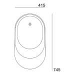 Urinol VALADARES ORBITAL 42x25x75 (REF.78560002K) - Image 2