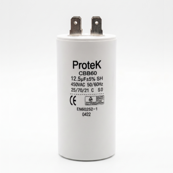 Condensador para motores serviço permanente 400/450V c/ terminais