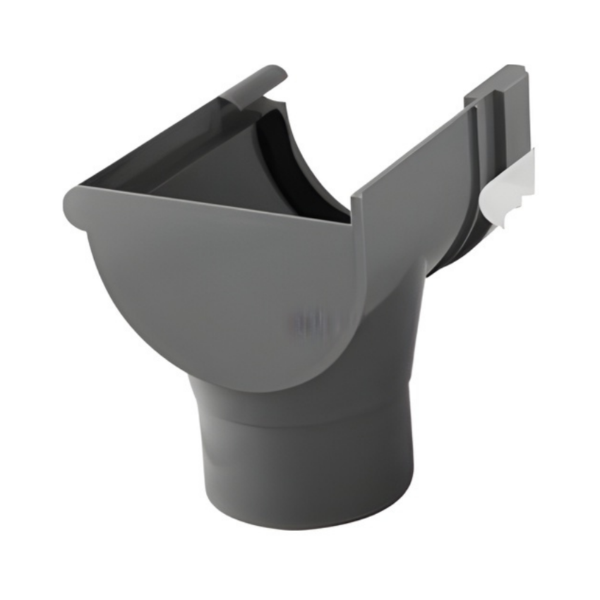 Topo com Descarga Direito Caleira PVC Circular D33 Ferroplast