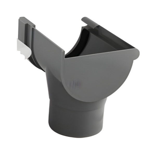 Topo com Descarga Esquerdo Caleira PVC Circular D33 Ferroplast