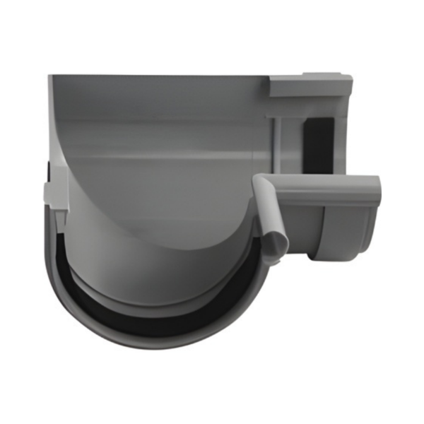 Curva Interior de Caleira PVC Circular D33 Ferroplast