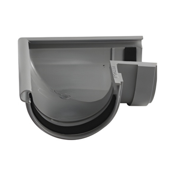 Curva Exterior de Caleira PVC Circular D33 Ferroplast