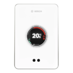 Cronotermóstato modulante via Wi-Fi Bosch EasyControl CT 200 Branco