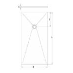 Base de Duche RESTONE STONE 200x80 - Image 4