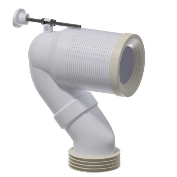 Curva Sanita JIMTEN S-501recortável (sem parafuso fixação) D110