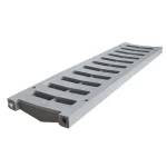Grelha de Canal REDI PVC 130x500 cinza