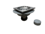 Sifão Páteo TECNOAGUA T86-VH 15x15 D50 (saída vertical/horizontal)