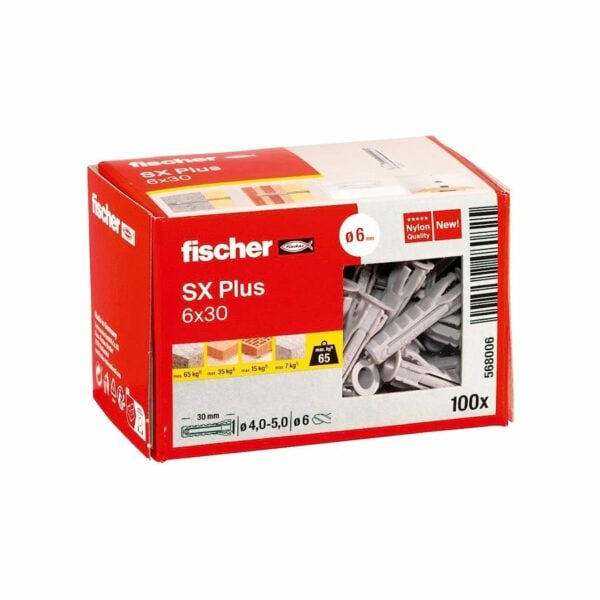 Bucha Fischer SX PLUS 6x30 (cento) Bucha Fischer SX PLUS 6x30 (cento)