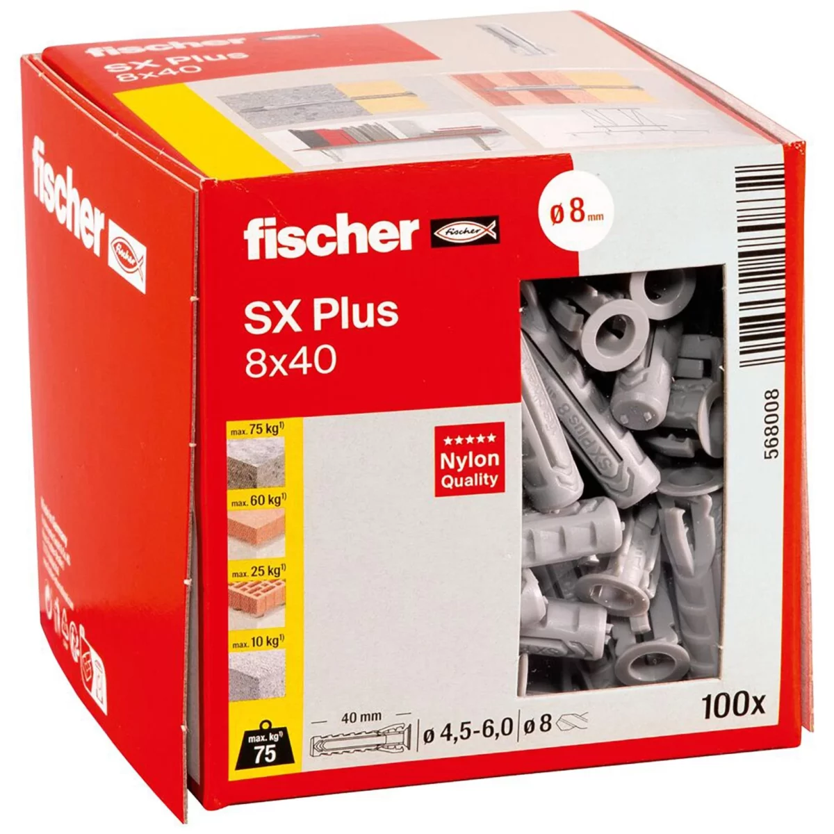Bucha Fischer SX PLUS 8x40 (cento)