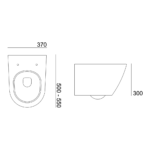 Sanita Suspensa VALADARES TWO RIMLESS (41502002K) - Image 2