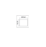 Perlator de monocomando M19x1 fêmea (15L/min)