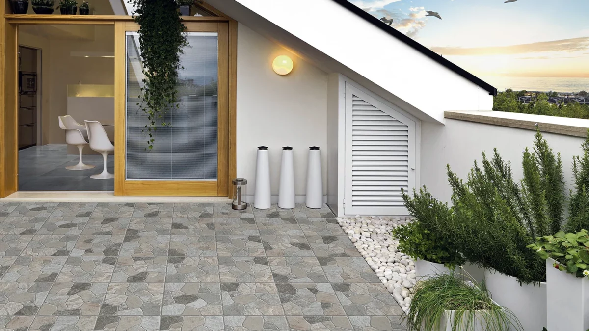 Pavimento Cerâmico 33,5x33,5 CERTECA Melides Cinza (1ª) - Image 2