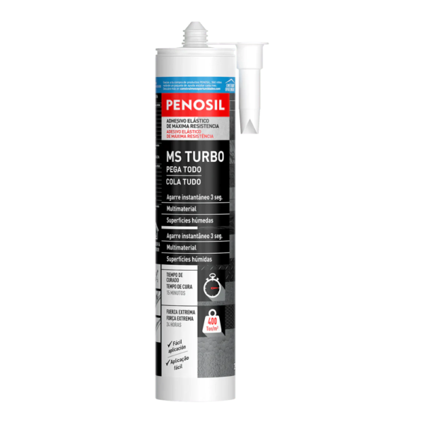 Cola e Veda PENOSIL MS TURBO Branco 290ml (máxima resistência)