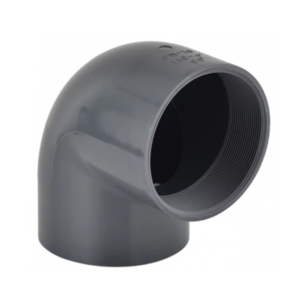 Joelho PVC colar/roscar