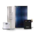 Kit Solar Forçado 200L para Telhado Plano (1 Serpentina)