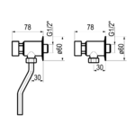 Torneira Temporizada Urinol PRESTO XT U (26706) - Image 2