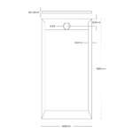 Base de Duche RESTONE EASY 180x70 - Image 2