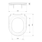Tampa de Sanita SANINDUSA URBY Clipoff e Sloft-Close (2403100) - Image 6