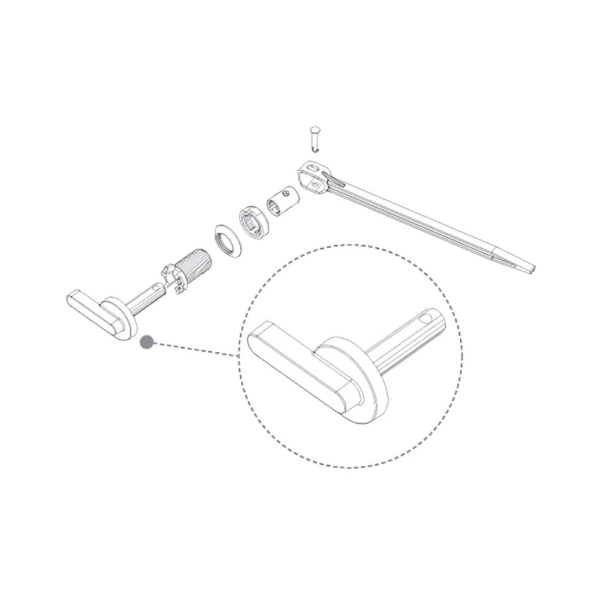 Manípulo para Mecanismos de Descarga OLI Handle - CS02000033767