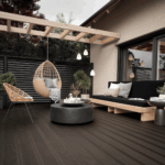 Pavimento Cerâmico 15x120 Tek Deck Dark Brown Retificado Natural - Image 2