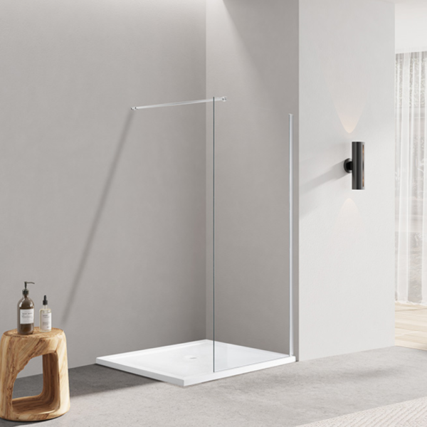 Painel de Duche Italbox LECI C Cromado - Painel Fixo (Vidro 8mm, Anti-Calcário)