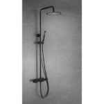 Sistema de Duche EQ+ Nantes Preto Mate