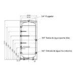 Depósito de Inércia 200L Ekallor DPI em Inox 1,5kW - Image 3