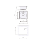 Lava-louça AIDIA Zurich 38x38 - Image 3