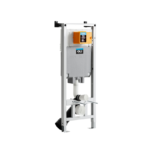 Conjunto de Sanita Suspensa Valadares Two com Autoclismo Interior OLI80 Sanitarblock e Comando Slim Cromado - Image 5