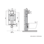 Conjunto de Sanita Suspensa Valadares Two com Autoclismo Interior OLI80 Simflex e Comando Slim Preto Mate - Image 6